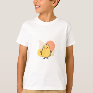 Cheerful Chick Standing Kids T-Shirt