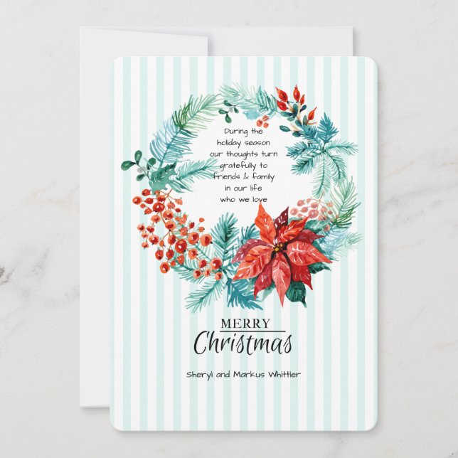 Cheerful Christmas Card (Front)