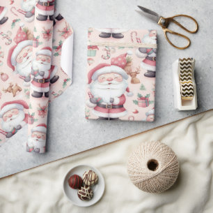 Cheerful Christmas wrapping paper