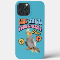 Cheerful Cockatiel Parrot