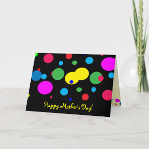 Cheerful Colour Circles Mother's Day Card