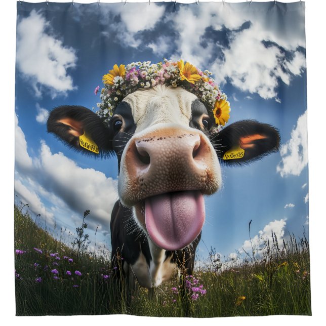 Cheerful Cow in Bloom (Front)