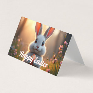 Cheerful Easter Bunny in the Magic of Spring