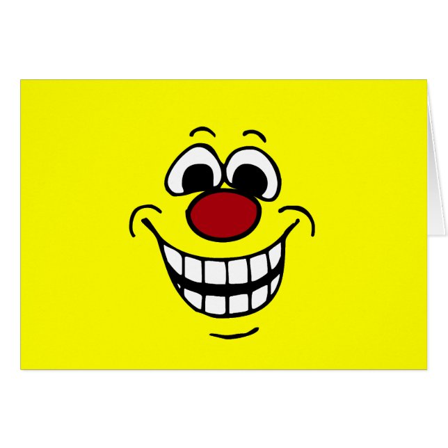 Cheerful Face Grumpey (Front Horizontal)