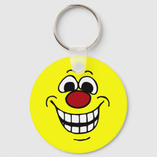 Cheerful Face Grumpey Keychain