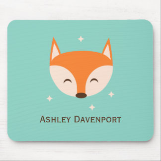 Cheerful Fox Mouse Pad