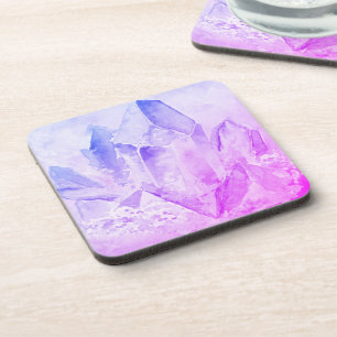 *~* Cheerful Fun Amethyst Chakra Crystal Coaster