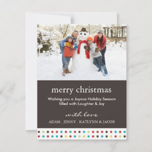 Cheerful & Fun Christmas Photo Card