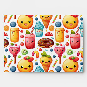Cheerful funny cute sweets Envelope