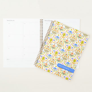 Cheerful Garden Botanical Personalized  Planner