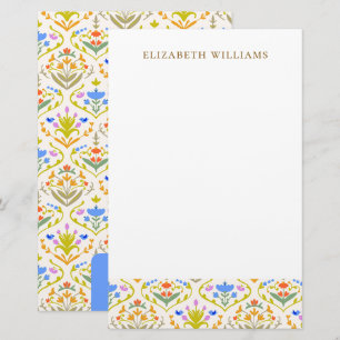 Cheerful Garden Botanical Personalized Stationery