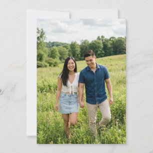 Cheerful Green Realistic Photo Invitation