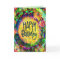 Cheerful Happy Birthday Fun Floral Yellow