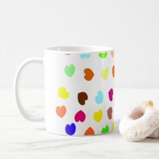 Cheerful Heart Pattern Mug