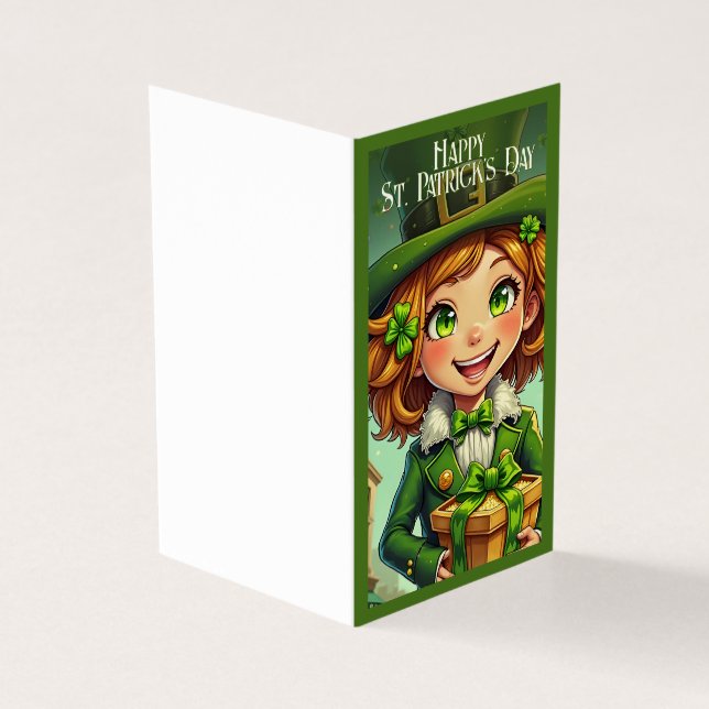 Cheerful Leprechaun - St. Patrick's Day Lucky Char (Outside)
