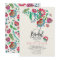 Cheerful Mexican Red & Turquoise Folk art Floral