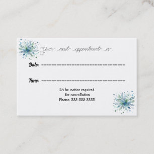Cheerful Minimalist Appointment Card