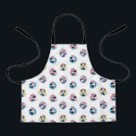 Cheerful Minnie Mouse Polka Dot Pattern Apron<br><div class="desc">Bright, playful, and bursting with Disney charm, this fun repeating pattern features Minnie Mouse in a variety of expressive poses, each framed by colorful polka dot circles. The lively mix of pastel hues and classic Minnie style creates a joyful, eye-catching design that feels fresh and full of personality. Perfect for...</div>