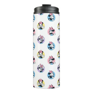 Cheerful Minnie Mouse Polka Dot Pattern Thermal Tumbler