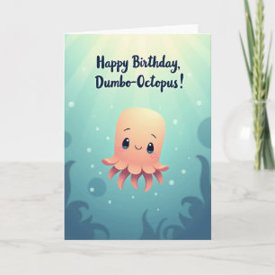 Cheerful Ocean Birthday Card