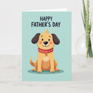 Cheerful Pet Fathers Day Card
