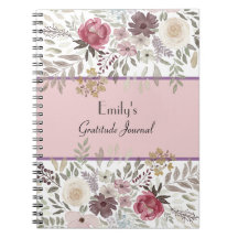 Cheerful Pink Floral Prayer, Praise and Gratitude