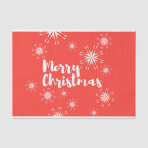 Cheerful, playful design of Merry Christmas Tissue Paper