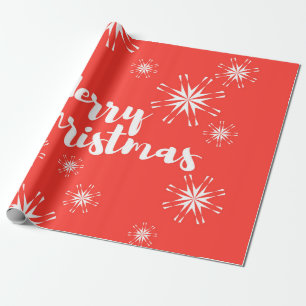 Cheerful, playful design of Merry Christmas Wrapping Paper