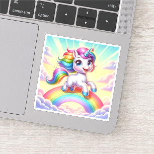 Cheerful Prism Unicorn Whimsical 