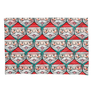 Cheerful Santa Claus Christmas Pattern Pillowcase