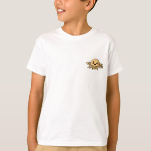 Cheerful Saturn Planet Character Kids T-Shirt