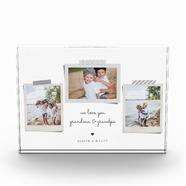 Cheerful Sentiments Snapshot Photo Block (Front)