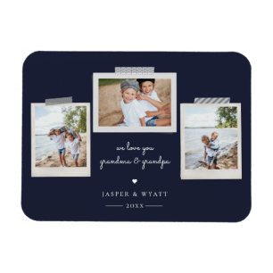 Cheerful Sentiments Snapshot Photo Magnet
