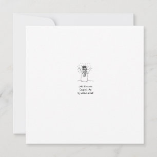 Cheerful Snowman Card
