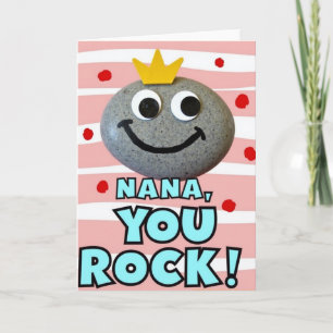 Cheerful Stone Mothers Day Card