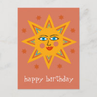 Cheerful Sun HAPPY BIRTHDAY CUSTOM