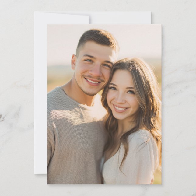 Cheerful Warm Realistic Photo Invitation (Front)