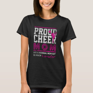 Cheering Mama Proud Cheer Mom Cheerleader Mother P T-Shirt