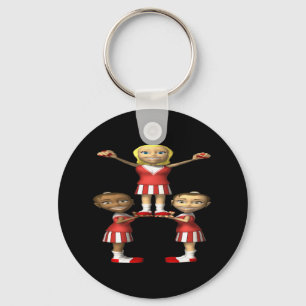 Cheering Pyramid Keychain