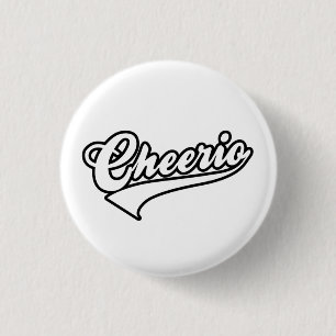 Cheerio 1 Inch Round Button