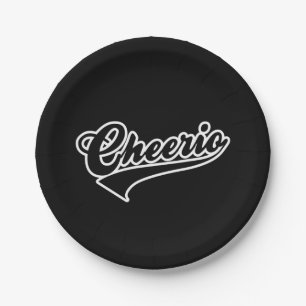 Cheerio Paper Plate