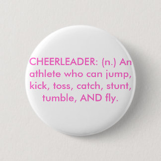 CHEERLEADER 2 INCH ROUND BUTTON
