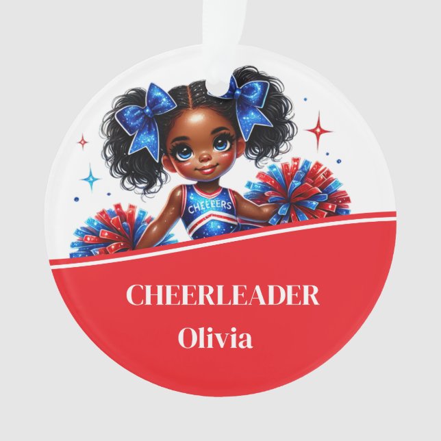Cheerleader Acrylic Ornament (Front)