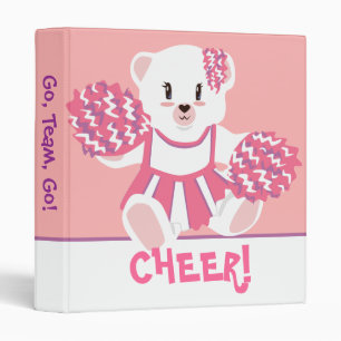 Cheerleader Bear Binder