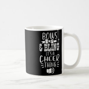 Cheerleader Bows Bling Cheer Thing Cheerleading Wo Coffee Mug