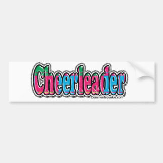 Cheerleader Bumper Sticker