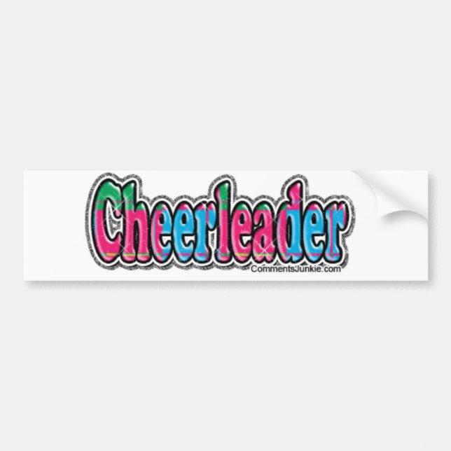 Cheerleader Bumper Sticker (Front)