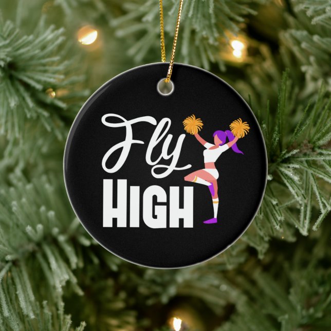 Cheerleader Christmas Ornament Cheerleading Favor