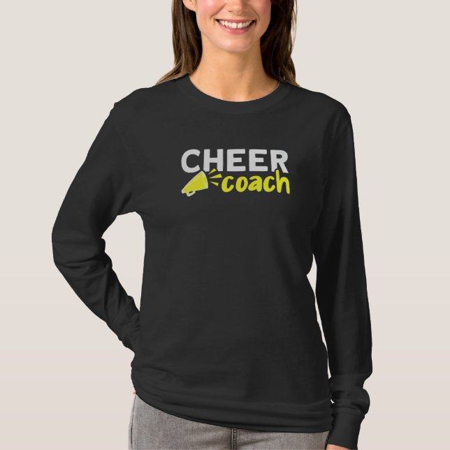 Cheerleader Coach Cheer Coach T-Shirt (Front)