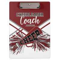 Cheerleader Coach - Maroon Red, Gary & White